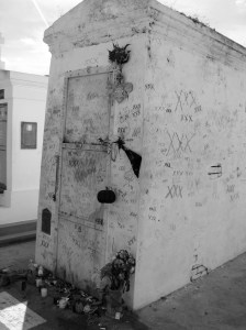 Even though tourists make wishes, give objects, and mark "XXX" as some kind of voodoo ritual, it is still uncertain whether Marie Laveau is buried there.
