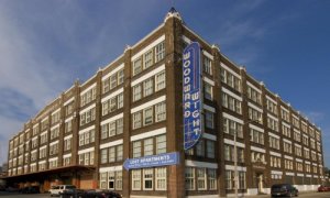 The Woodward Wright warehouse once was a fully operational factory in the early 1900s manufacturing steel tools, equipment, and appliances. It since has been converted to trendy apartments. Photo Credit: www.hriproperties.com